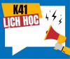 lich hoc K41