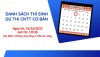 Danh sách thí sinh dự thi CNTT Cơ bản - K49