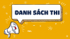 Danh sách thí sinh dự thi CNTT Cơ bản - K53, Ngày thi 05/7